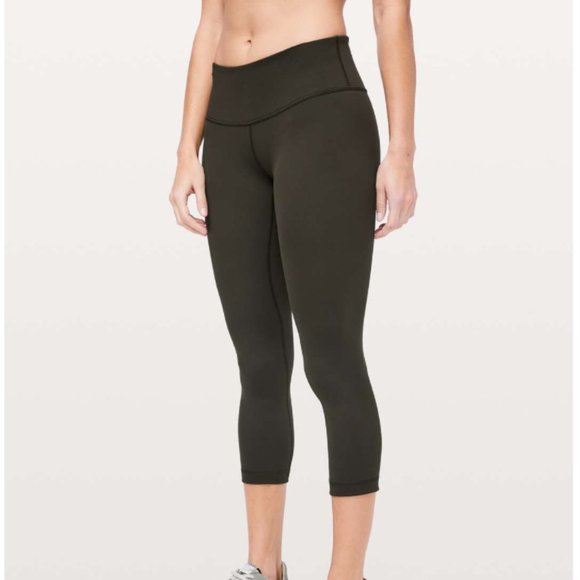 Lululemon | Wunder Under Crop III | Full-On Luxtreme 21" | Dark Olive | Size 0 - Picture 2 of 8